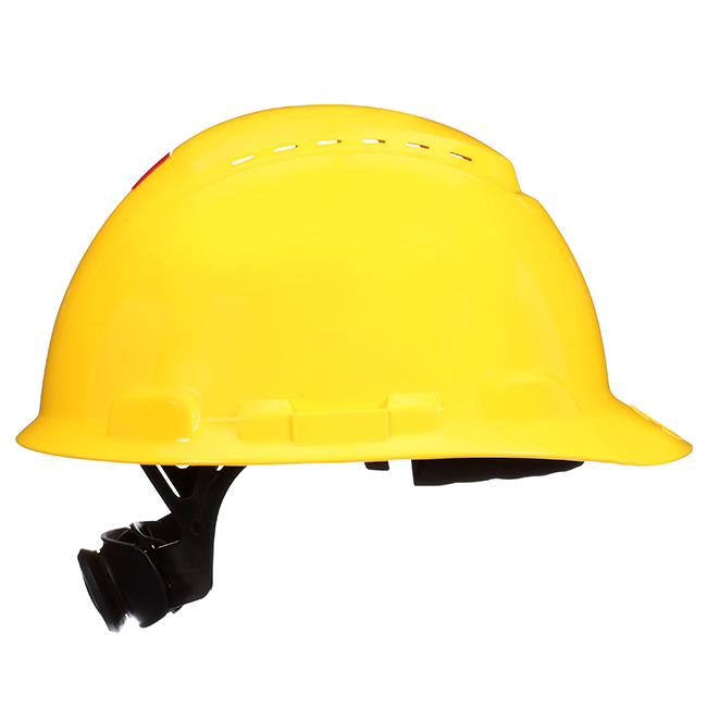 3M SecureFit Cap Style Hard Hat with 4-Point Ratchet Suspension and Uvicator from GME Supply