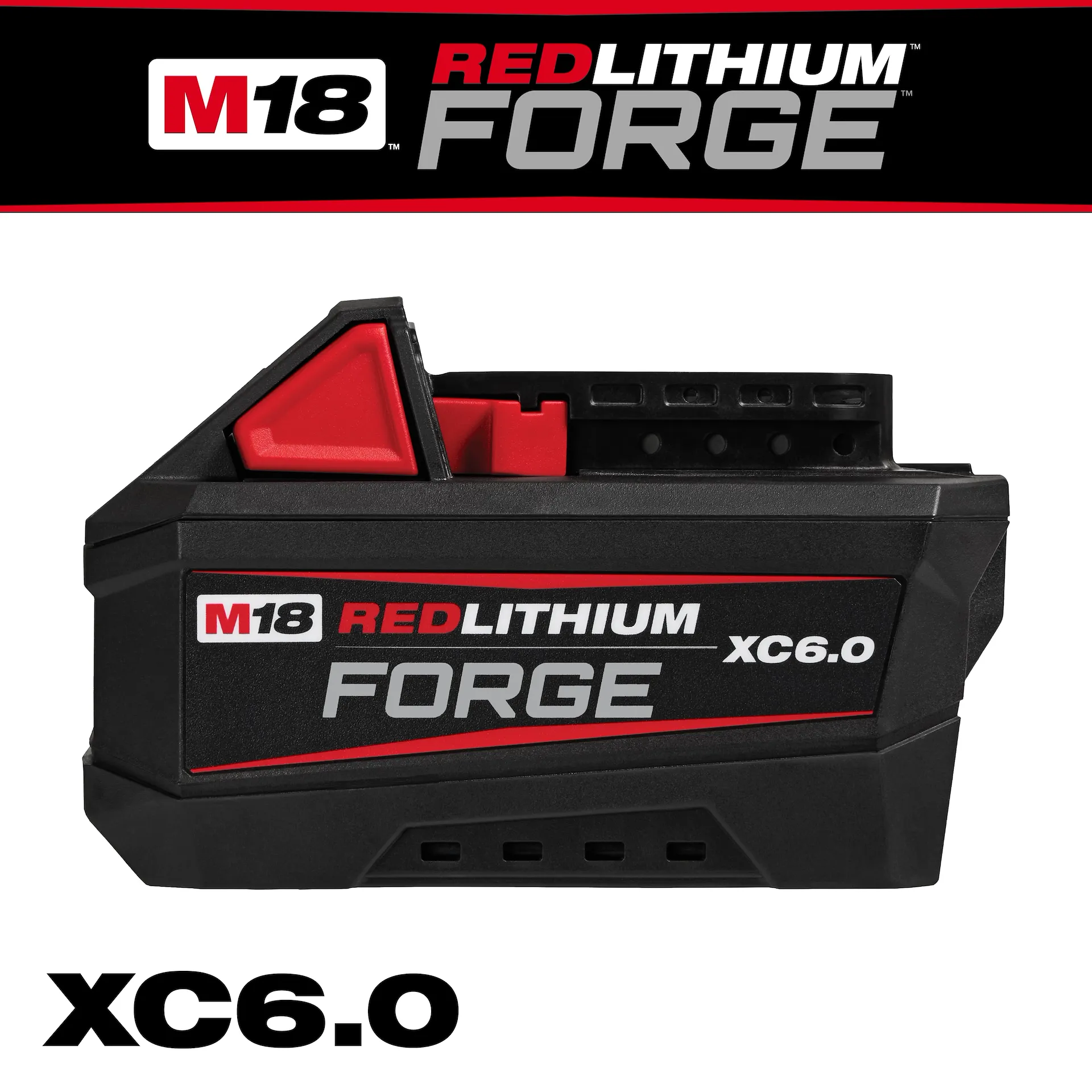 Milwaukee Tools M18 REDLITHIUM FORGE XC6.0 Battery Pack - Lithium Ion