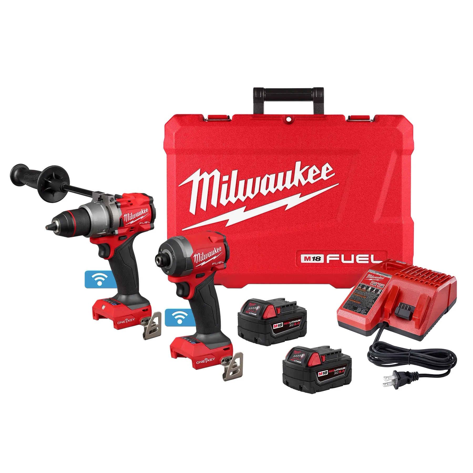 Milwaukee Tools M18 FUEL 2-Tool Combo Kit with ONE-KEY
