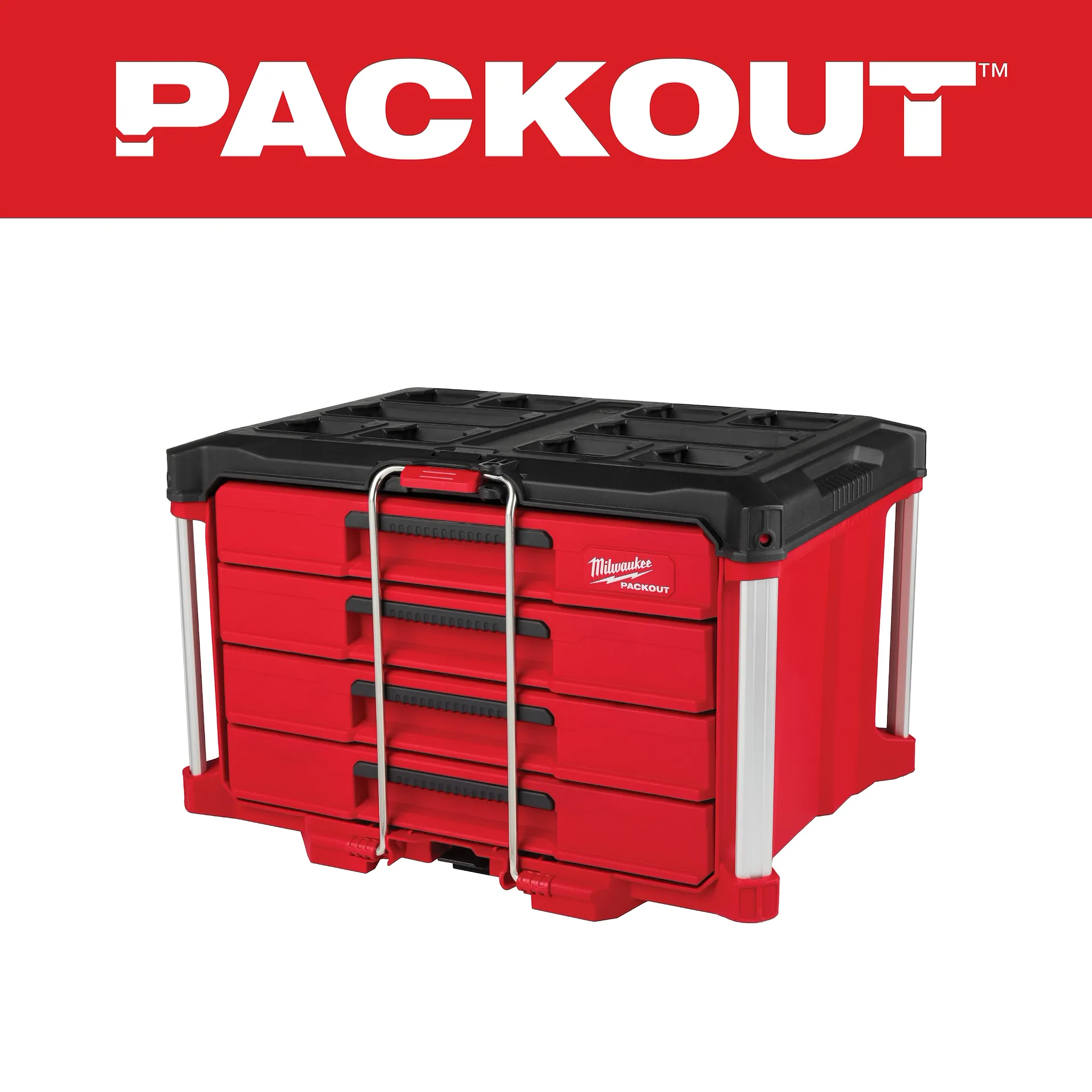Milwaukee Tools PACKOUT 4 Drawer Tool Box