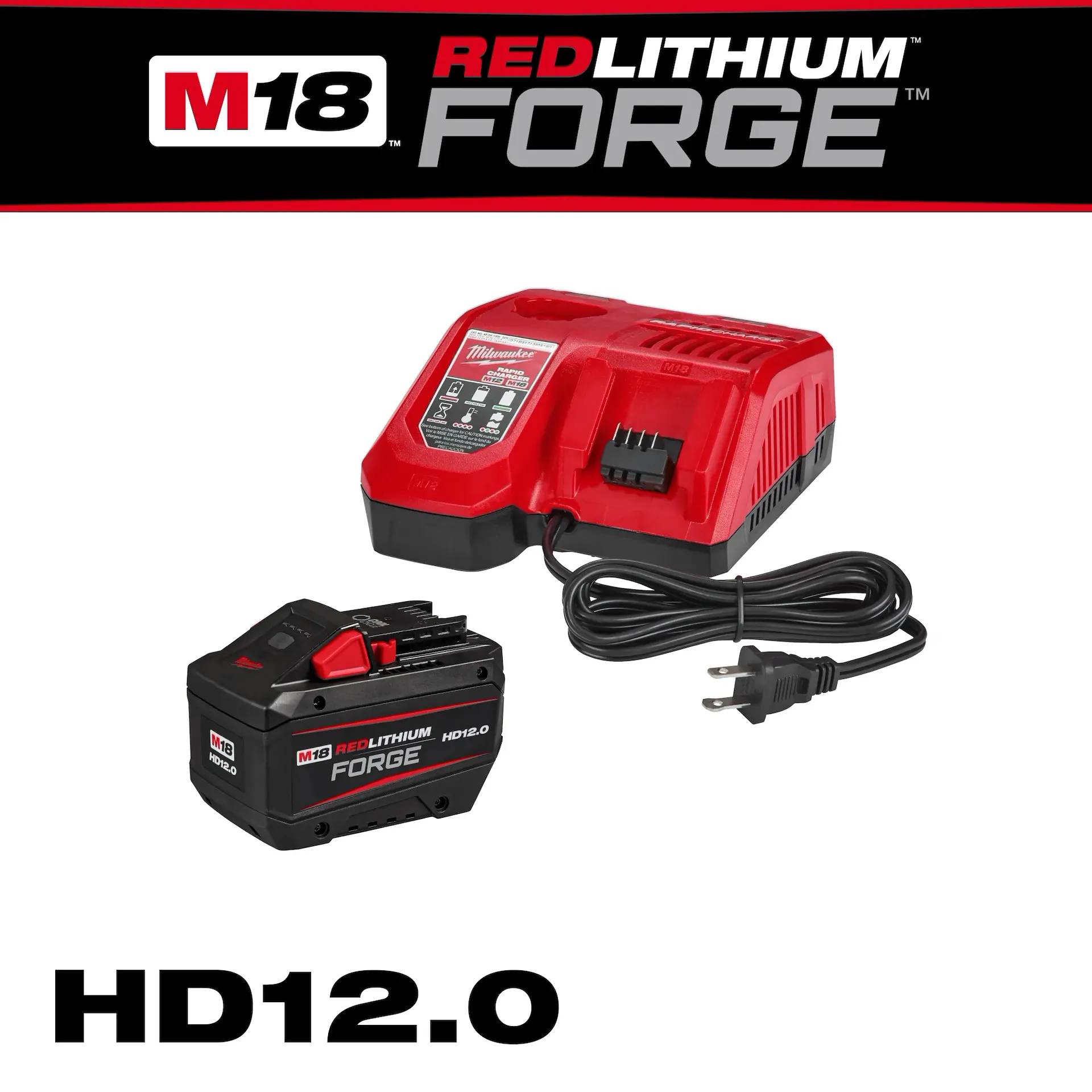 Milwaukee Tools M18 REDLITHIUM FORGE HD12.0 Starter Kit