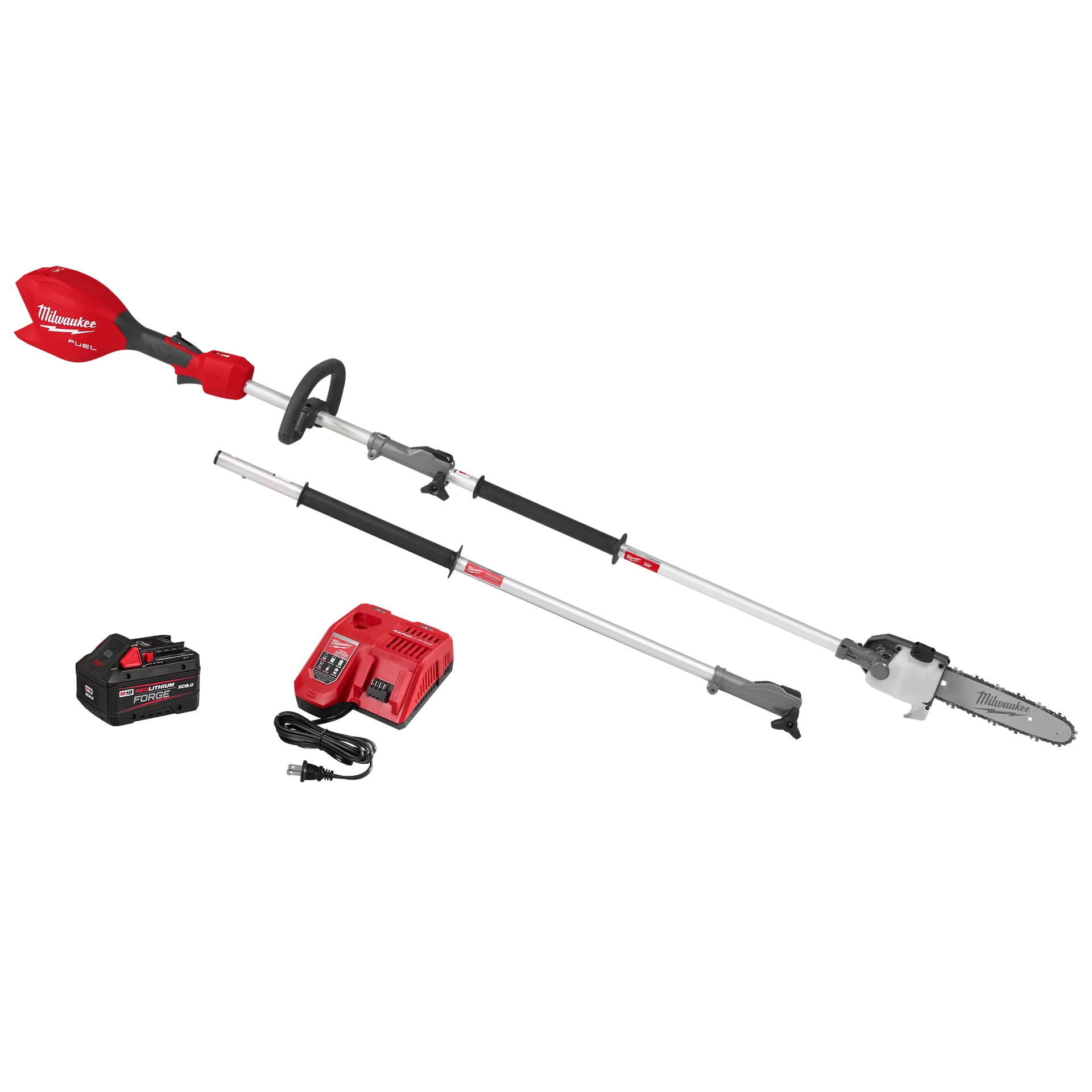 Milwaukee Tools M18 FUEL Pole Saw with QUIK-LOK Kit