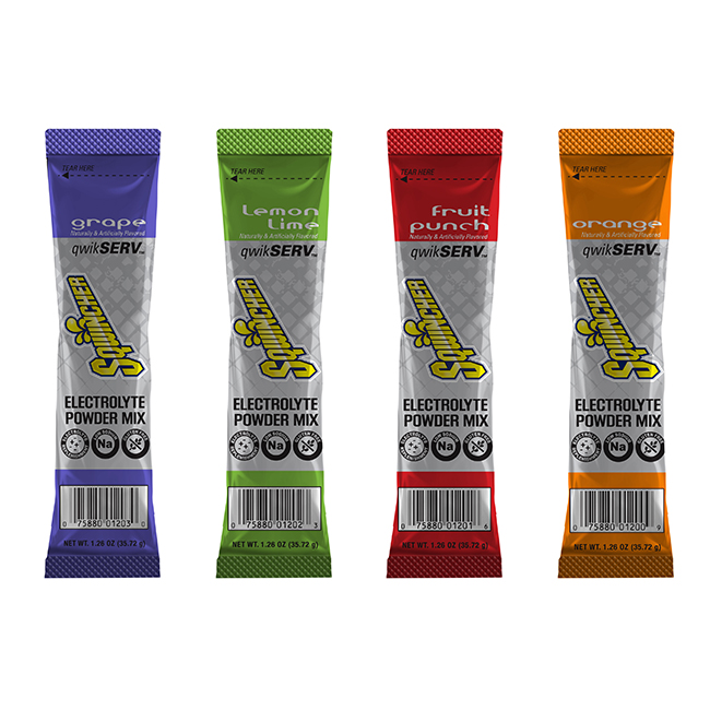 Sqwincher QwikServ 16.9 fl oz Powder Sports Drink Mix (100 pk) from GME Supply