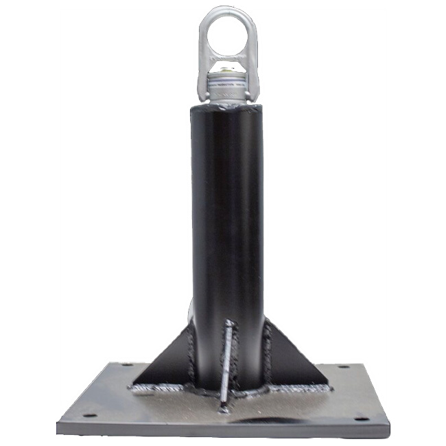 French Creek 12 Inch Steel Anchor Post with Swivel D-Ring from GME Supply