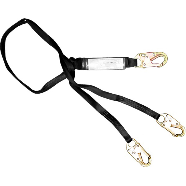 French Creek STRATOS Six Foot Dual Shock 1 Inch Webbing with Snap Hook from GME Supply