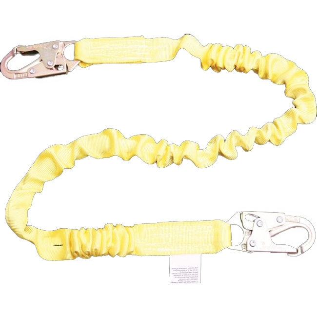 French Creek 2 Inch Web Single-Leg Six Foot Lanyard with Snap Hooks from GME Supply