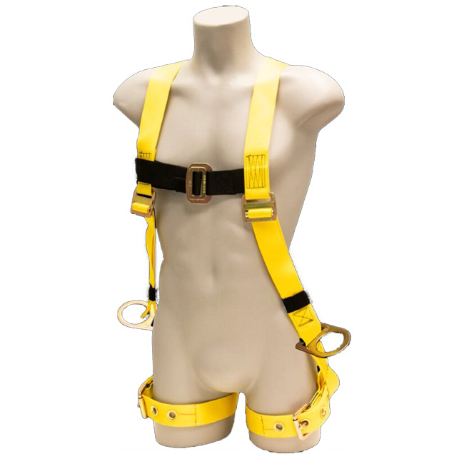 French Creek Full Body 5PT Adjustable Harness with Hip D-Ring and Tongue Buckle Legs from GME Supply