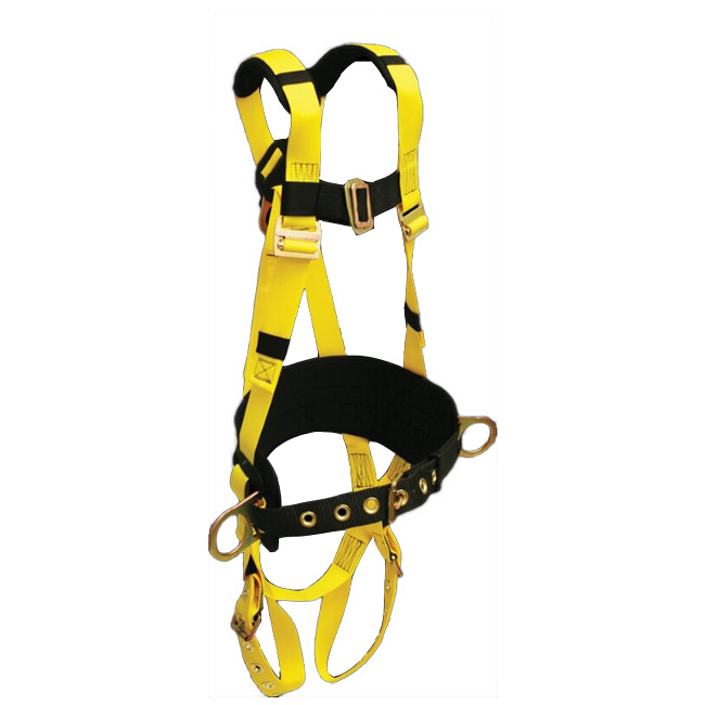 French Creek Full Body 6PT Adjustable Harness with Sub-Pelvic Strap and Shoulder Pad with Tongue Buckle Legs from GME Supply