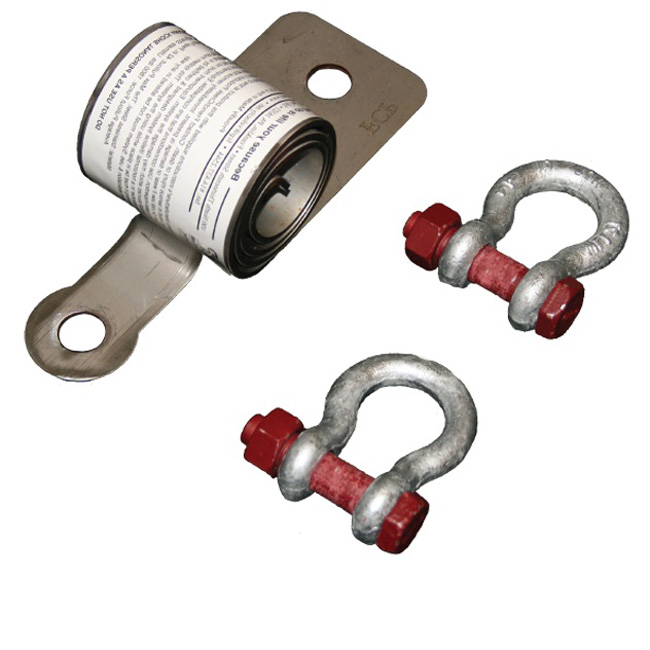 French Creek Coil Energy Absorber with Shackle for Traverse Horizontal System from GME Supply