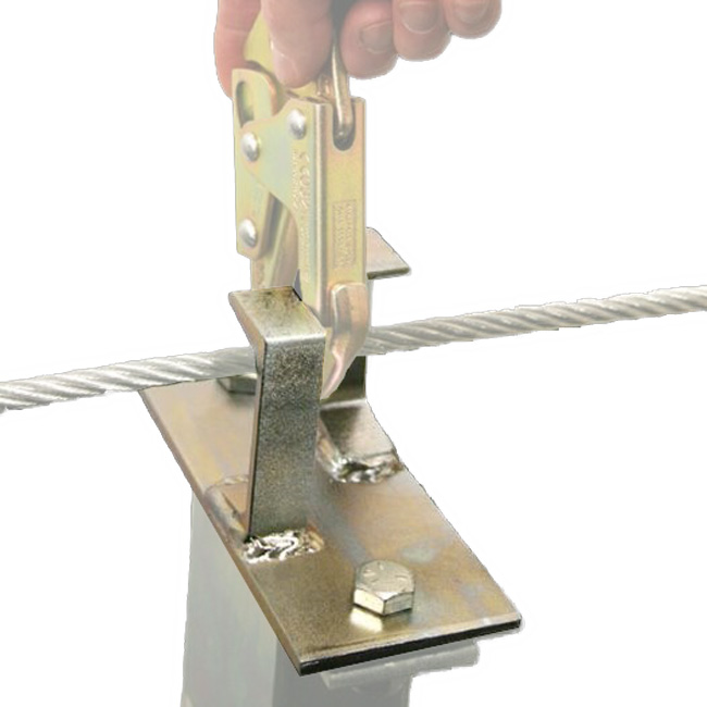 French Creek Intermediate Concrete Stanchion and Pass Thru for Traverse Horizontal System from GME Supply