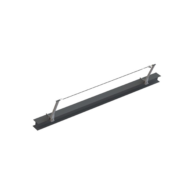 French Creek 30 Foot Traverse Horizontal Lifeline System with Steel Base from GME Supply