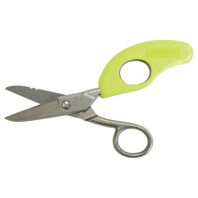 Jameson Electrician Splicer Scissors with Snip Grip from GME Supply