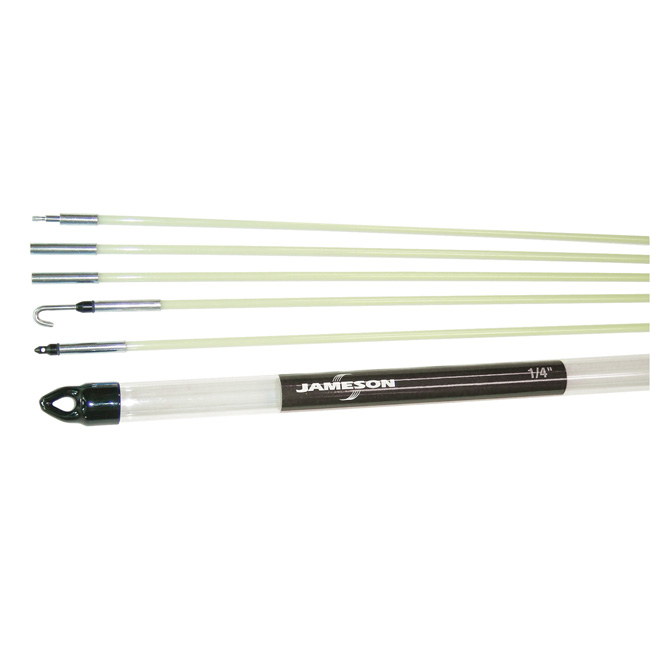 Jameson 1/4 Inch, 24 foot Wire Fishing Glow Rod Kit from GME Supply