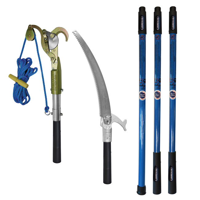 Jameson Lightweight Hollow Core CompositLock 1.25 Inch Center Cut Tree Trimming Kit from GME Supply