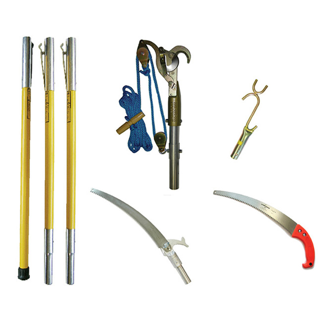 Jameson JE Kit: Big Mouth Pruner, Pole Saw, Poles, Hand Saw, Wire Limb Raiser from GME Supply