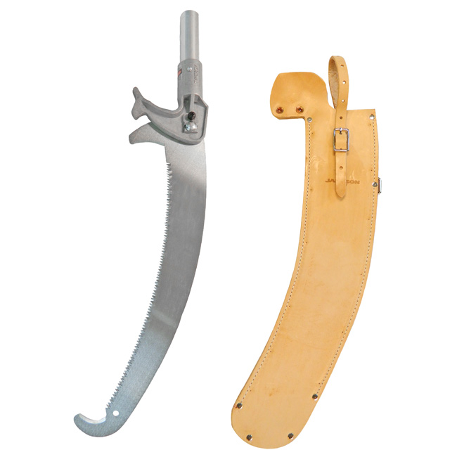 Jameson Double Hook 16 Inch Curved Blade Saw Head and Leather Scabbard from GME Supply