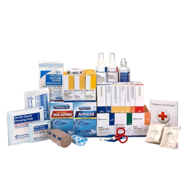 First Aid Only 3 Shelf First Aid Refill with Medications from GME Supply