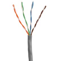 Steren Cat-5e Plenum Cable 1000' Box (Gray) from GME Supply