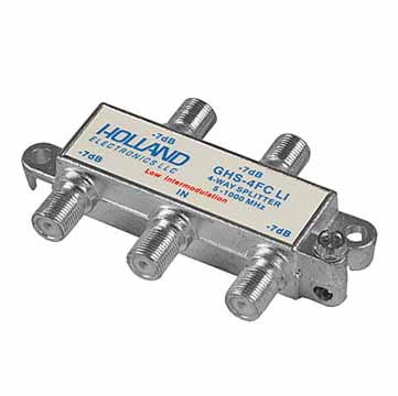Holland F-Splitter 4-way (1GHz) from GME Supply
