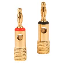 CTS Banana Plugs (gold) from GME Supply