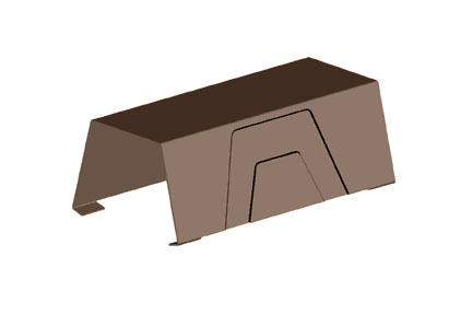 Belden 2 Inch Crossing Tee Fitting (Brown) from GME Supply