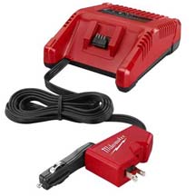 Milwaukee Electric Tool 18-Volt Charger Wall/Vehicle from GME Supply