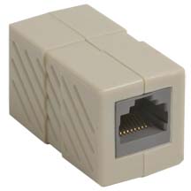 Steren In-line Coupler (CAT5 / RJ45) Ivory from GME Supply
