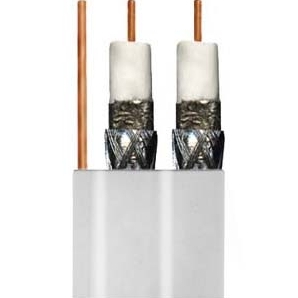 Priority Wire & Cable Dual W/ Ground RG6 Copper Clad WHITE 500' from GME Supply