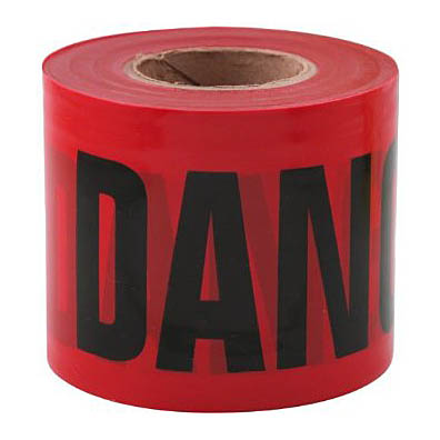 Milwaukee Danger Tape Roll from GME Supply