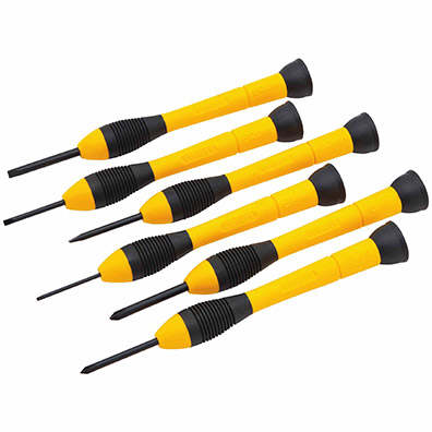 Stanley 6 pc Precision Screwdriver Set from GME Supply
