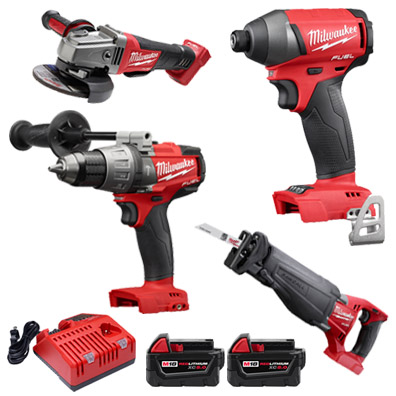 Milwaukee M18 Fuel Cordless Combo Kit from GME Supply