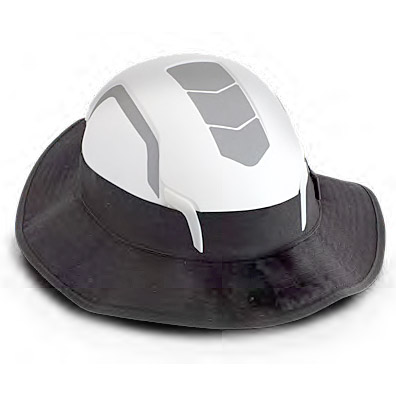 Kask Sunbrero Helmet Brim & Shade (Black) from GME Supply
