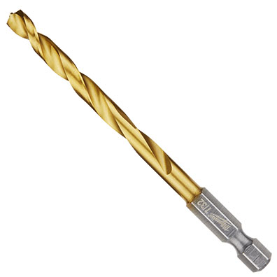 Milwaukee Electric Tool 7/32 Inch Shockway Red Helix Titanium Drill Bit from GME Supply