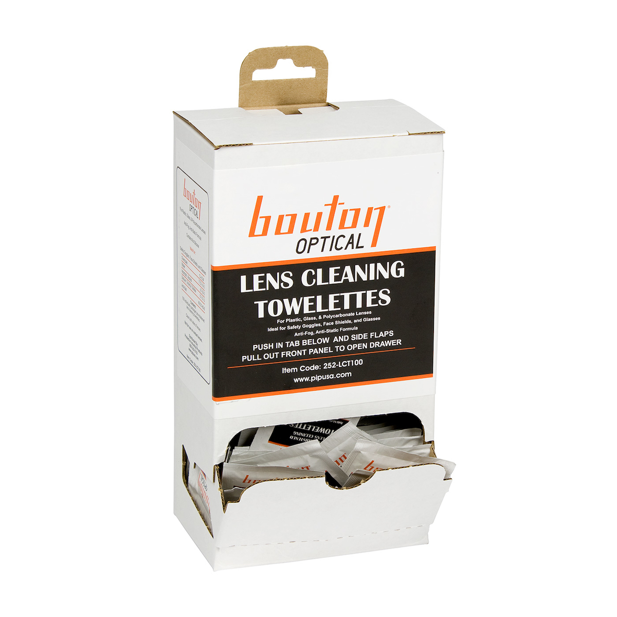 Bouton Optical Lens Cleaning Towelettes (Box of 100)  from GME Supply