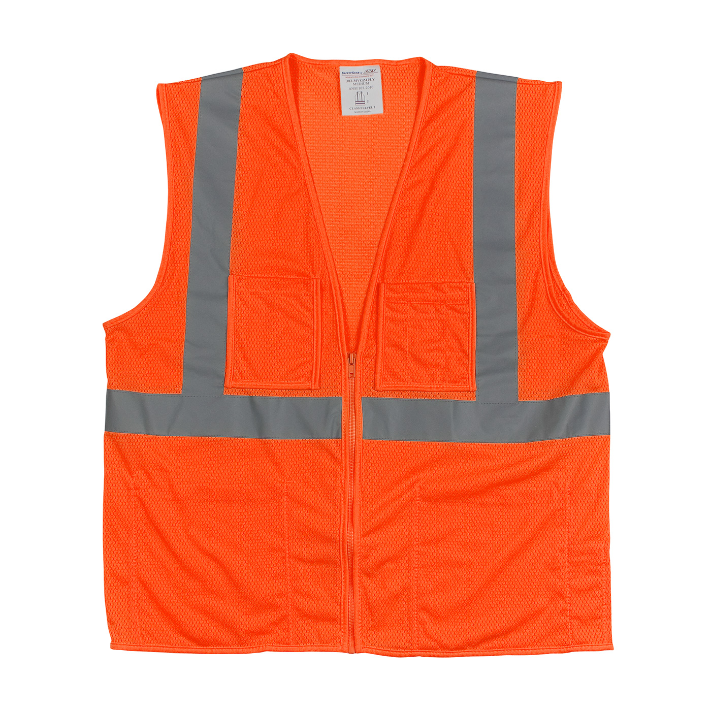 PIP ANSI Class 2 Type R 4 Pocket Hi-Vis Mesh Vest from GME Supply