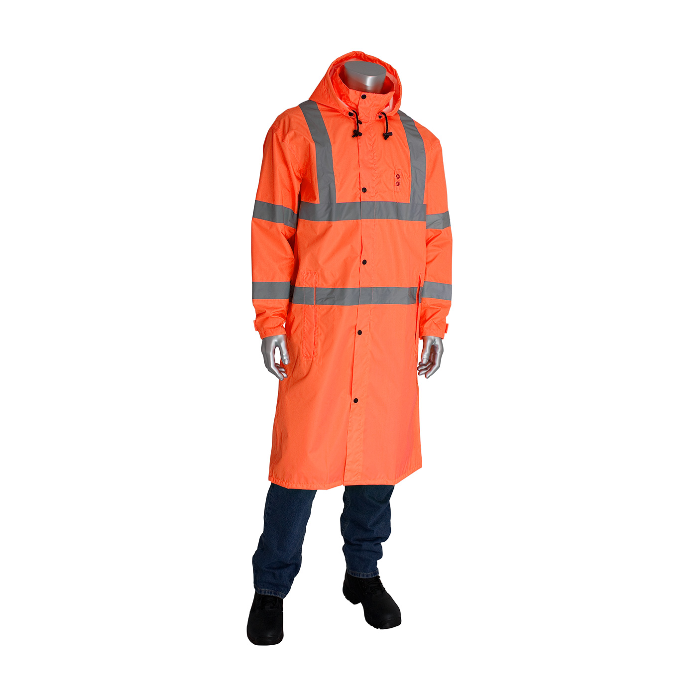 ANSI Type R Class 3 Value All Purpose 48" Raincoat from Columbia Safety