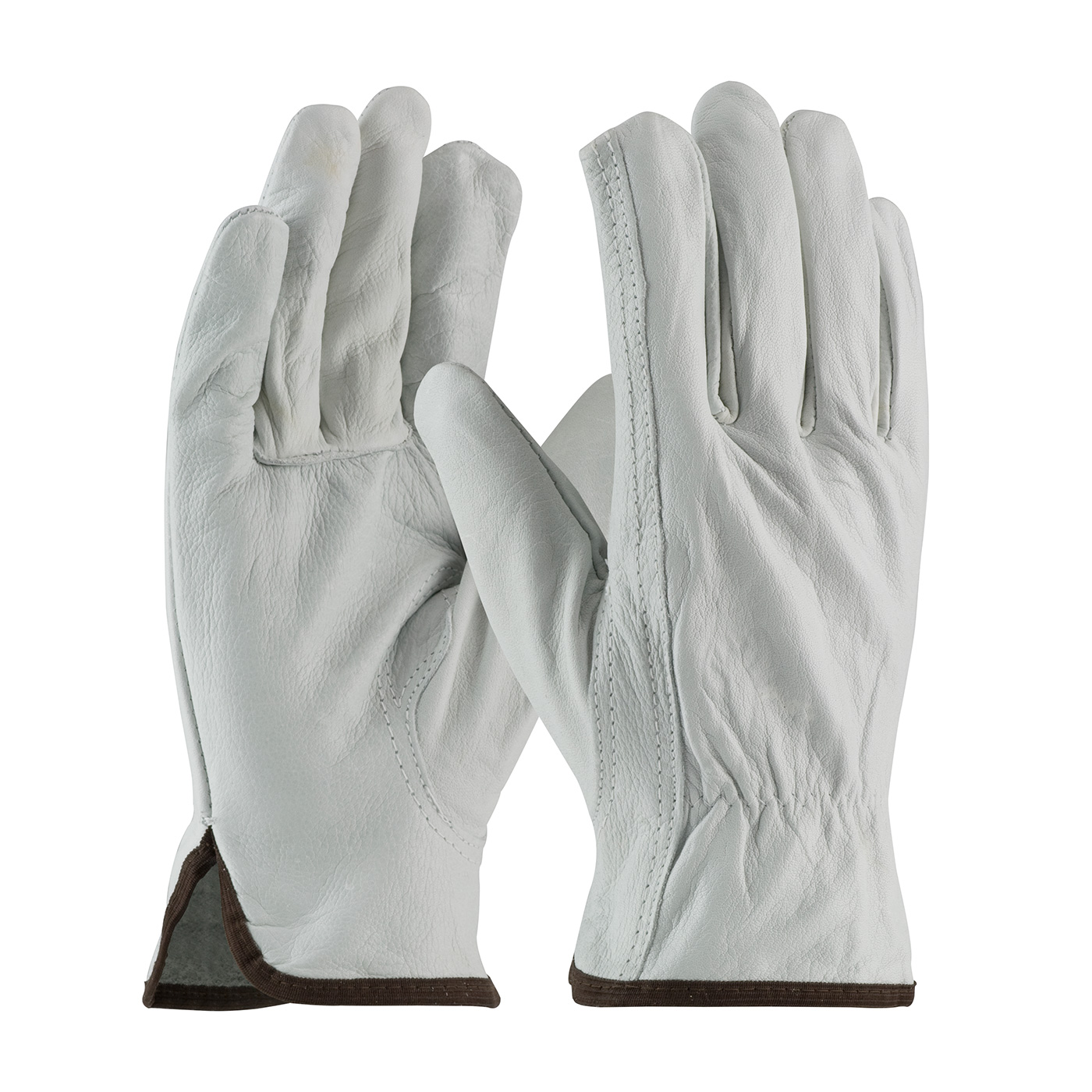 PIP Economy Grade Top Grain Cowhide Leather Driver Glove Thumb (Dozen) from GME Supply