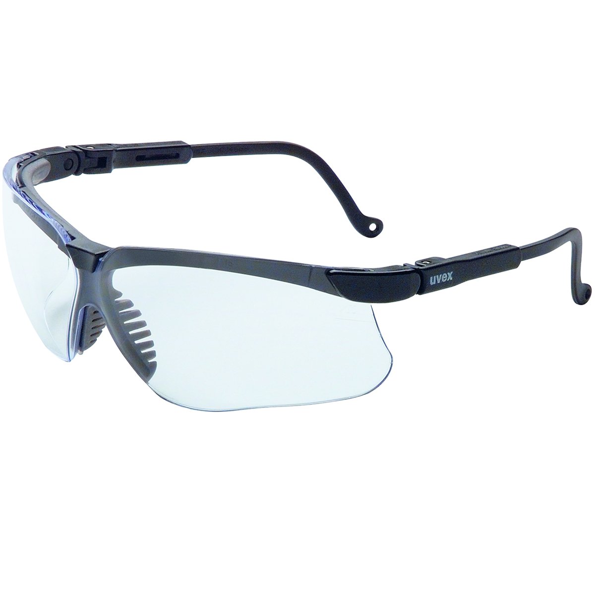 Semi-Rimless Safety Glasses with Black Frame, Clear Lens and from Columbia Safety