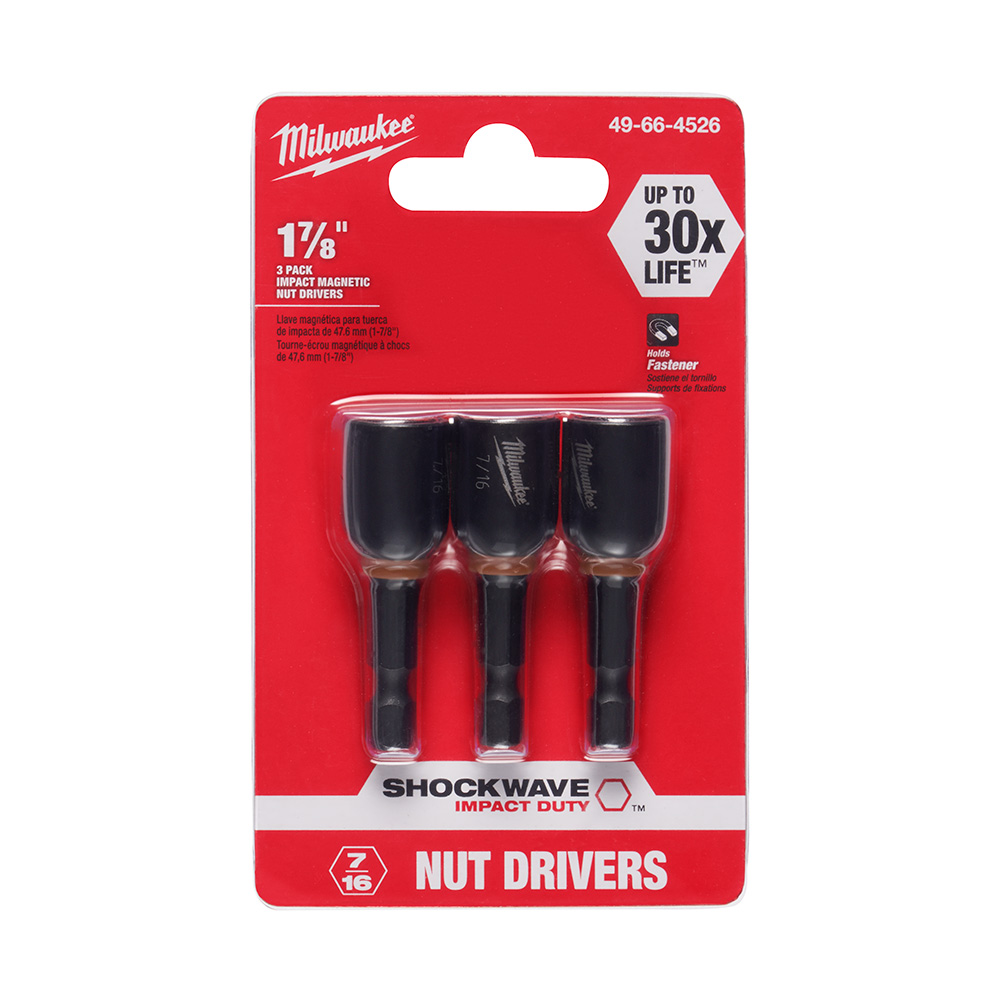 Milwaukee SHOCKWAVE Magnetic Nut Driver (3 Pack) from Columbia Safety